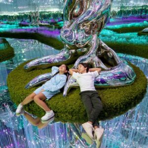 children-relaxing-on-grass